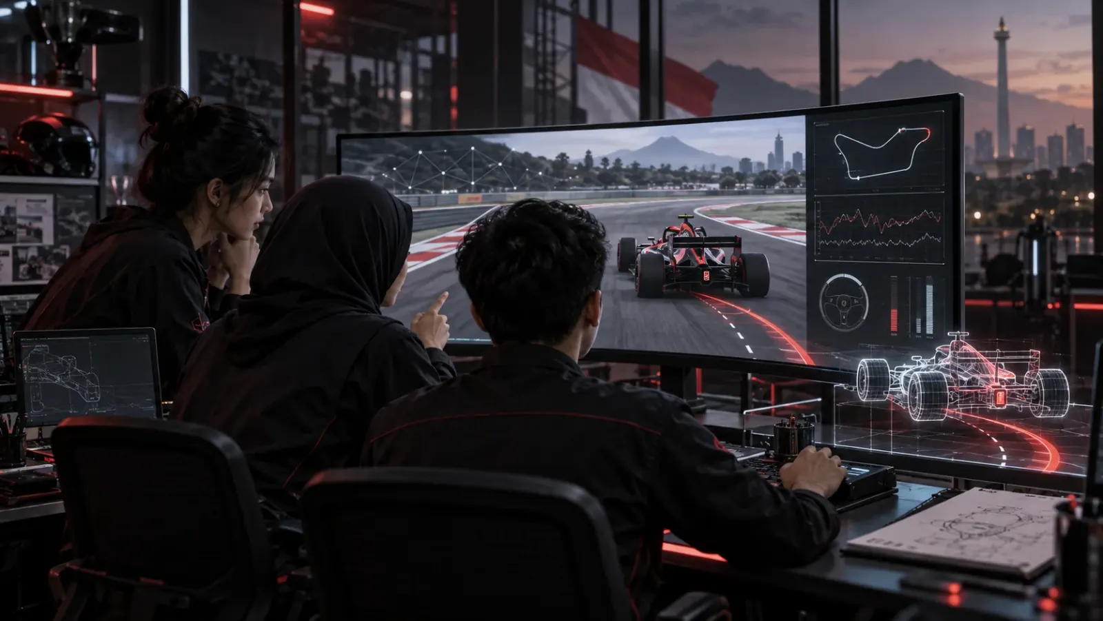 Indonesian AI builders — concept artwork